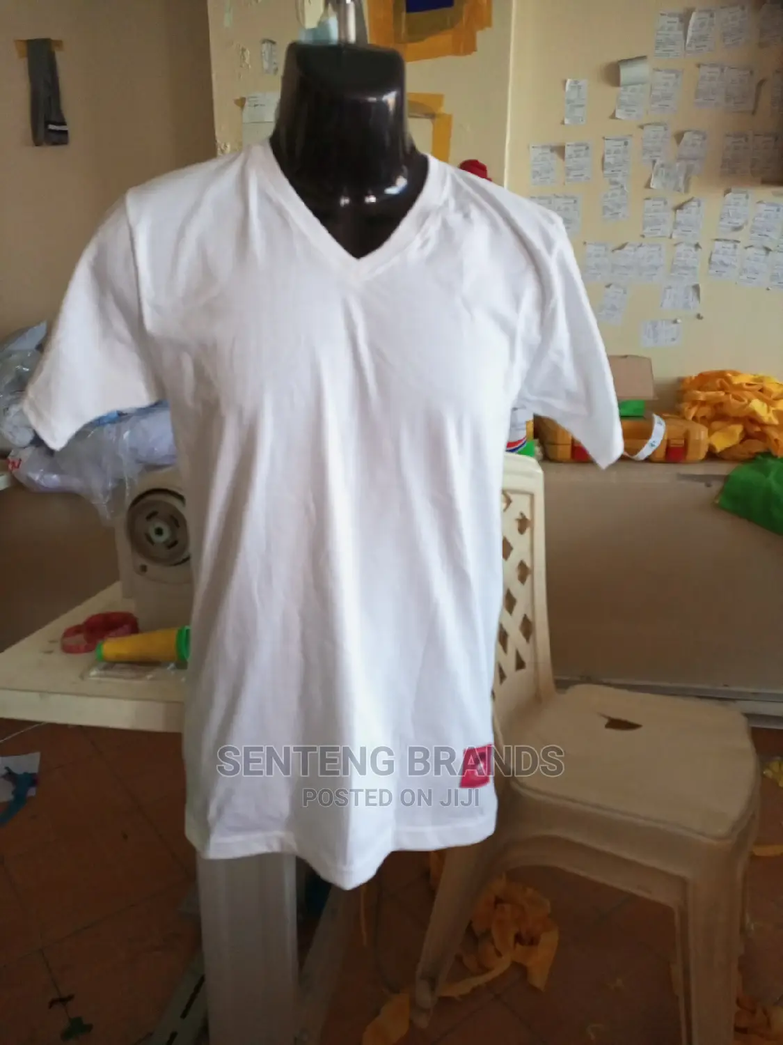 V Neck T Shirts Cotton