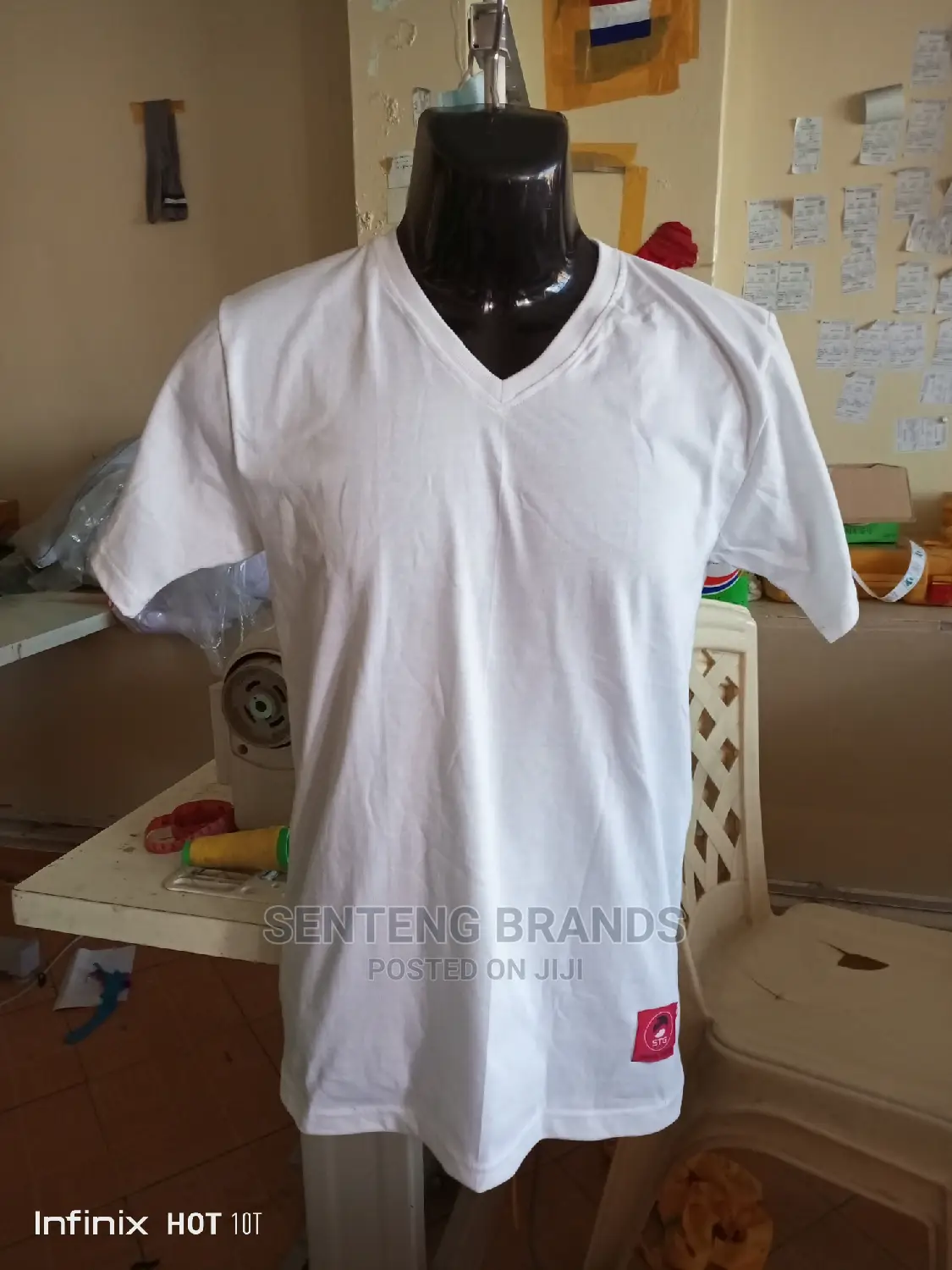 V Neck T Shirts Cotton