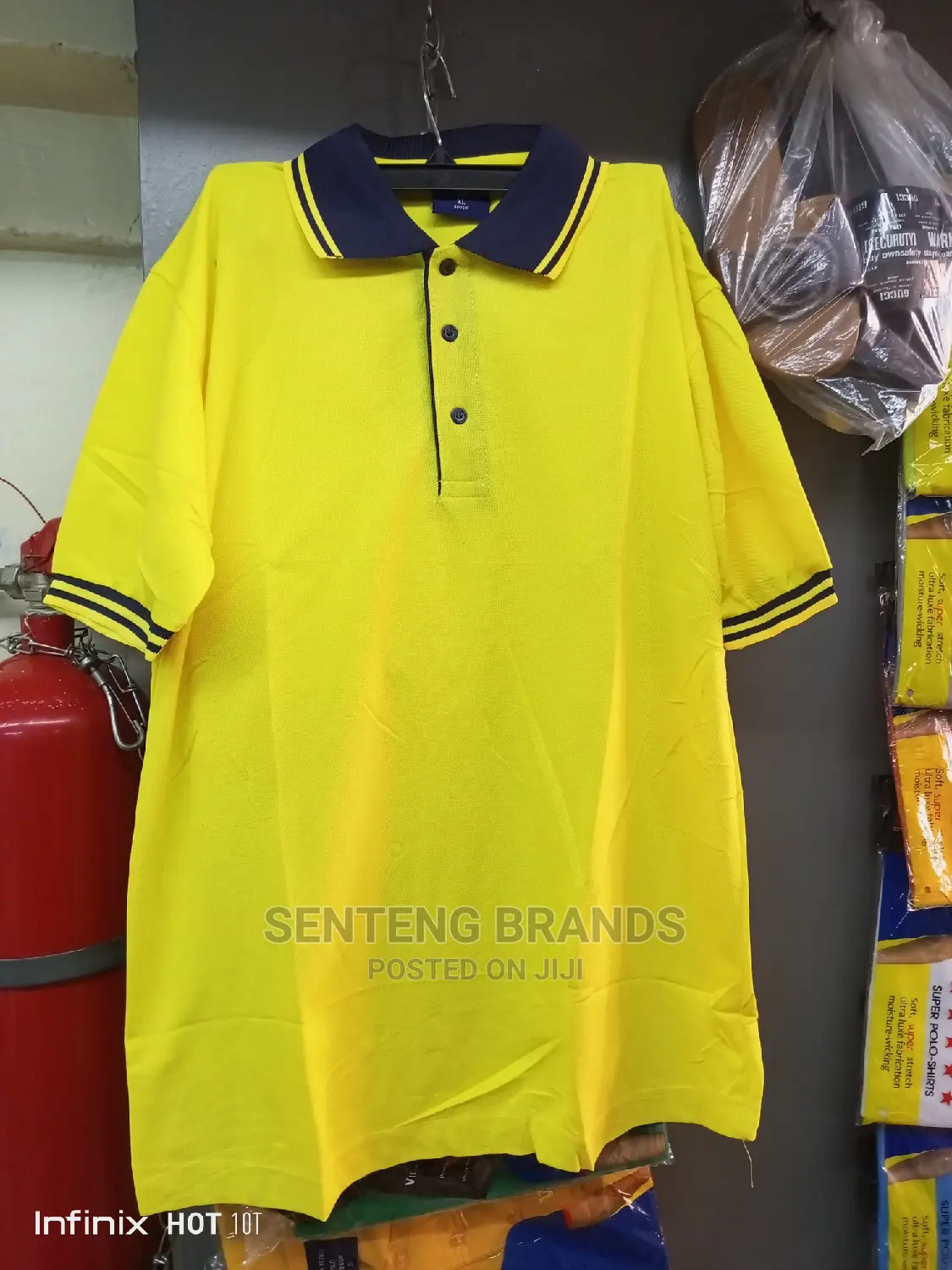 Yellow Polo T Shirt Corporate