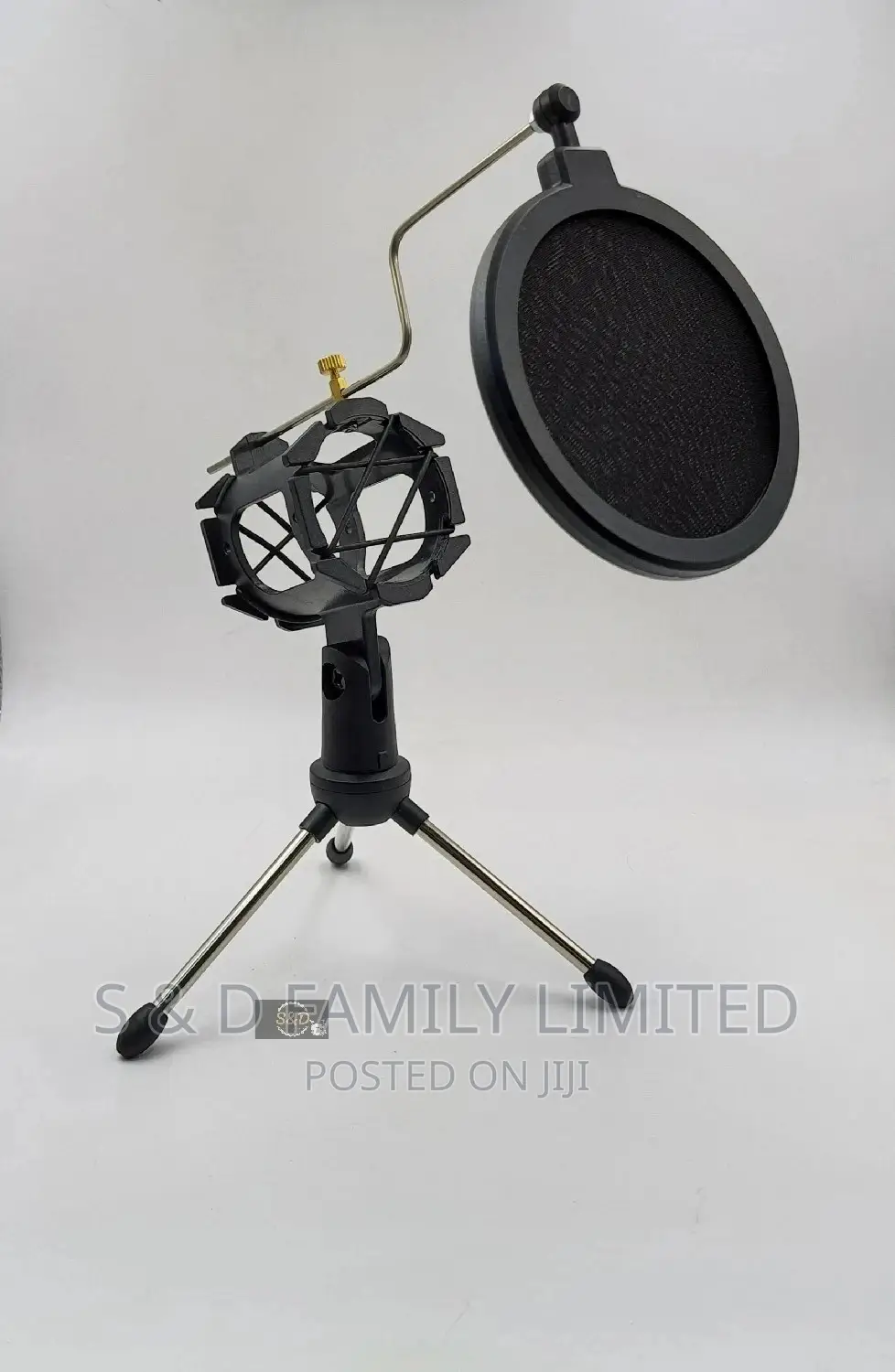 Condenser Microphone Stand With Pop Filter