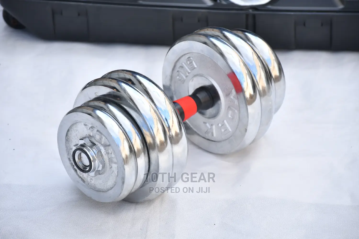 30kg Dumbell Set With Barbell Connector