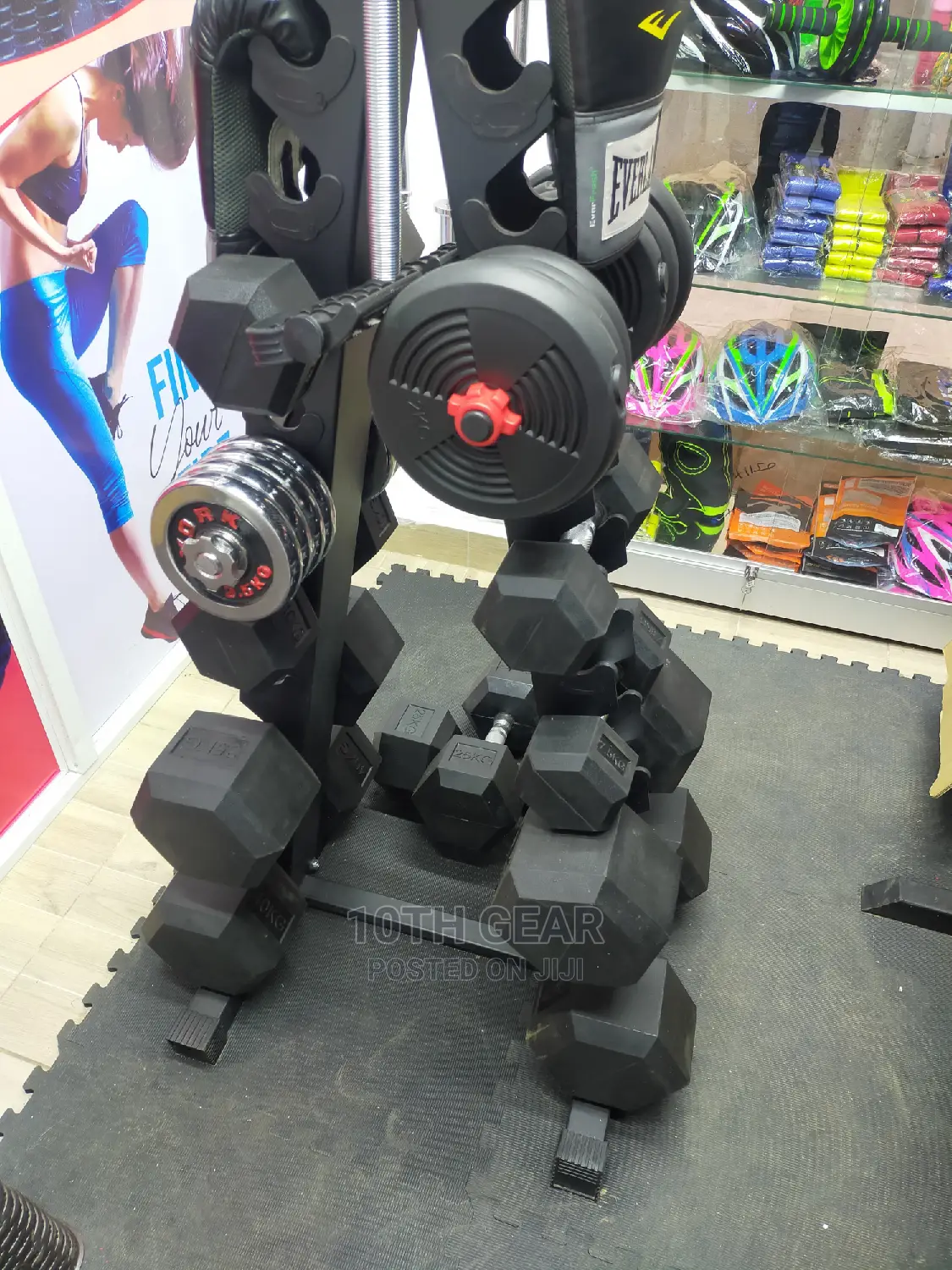 Hexagon Dumbbells