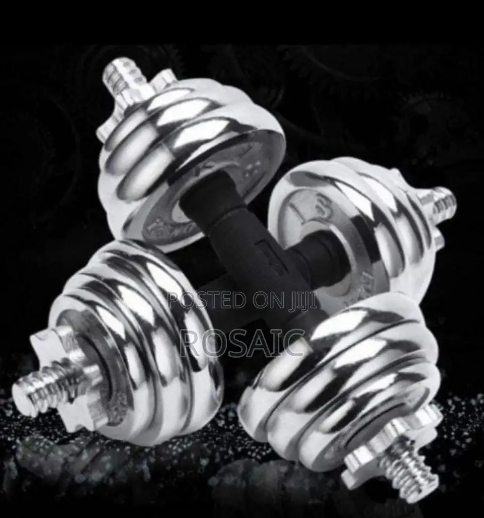 20 Kgs Chrome Dumbbells Adjustable