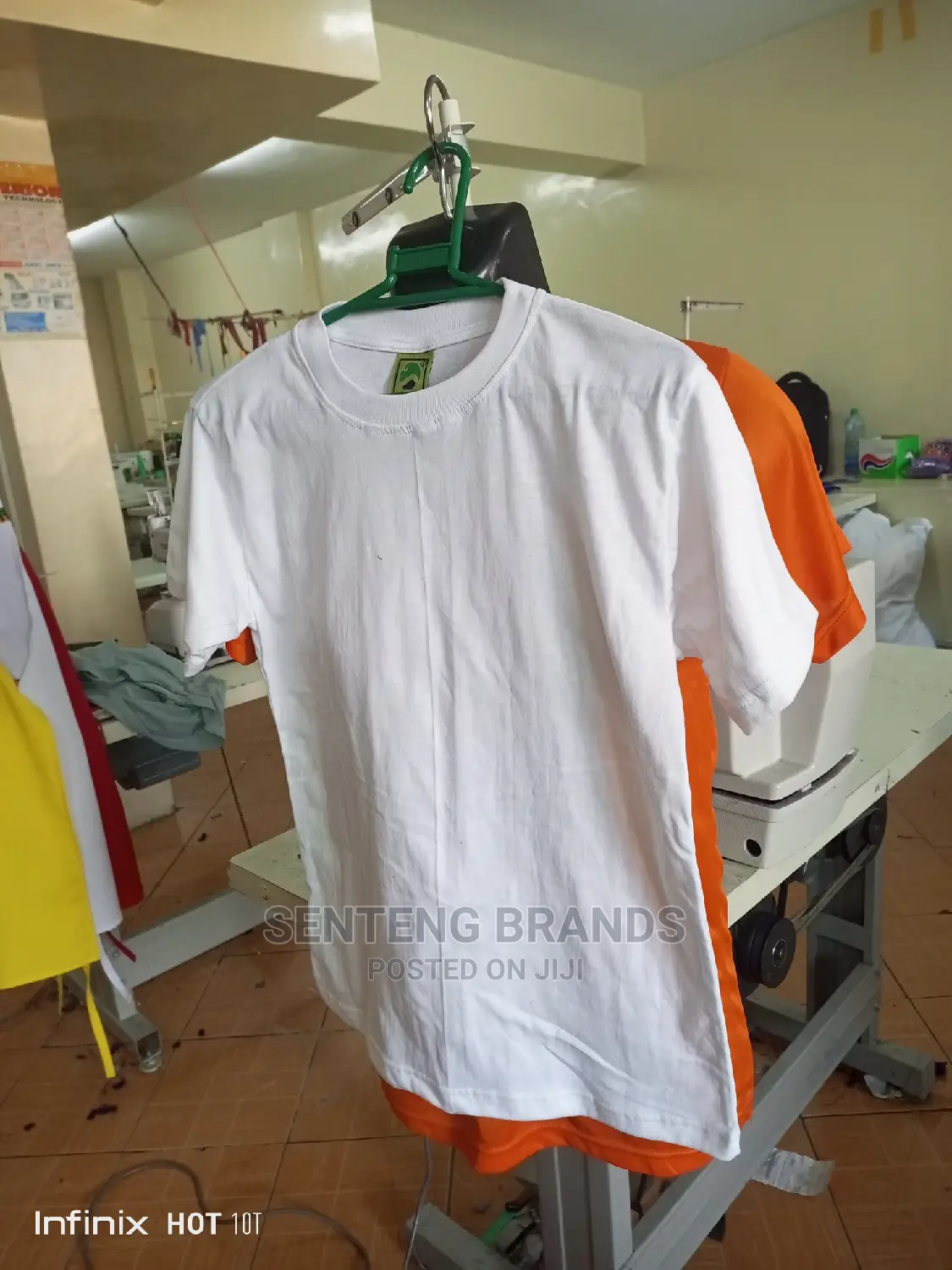 White Plain Tshirts Cotton