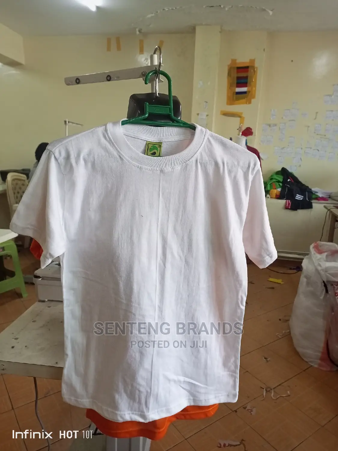 White Plain Tshirts Cotton