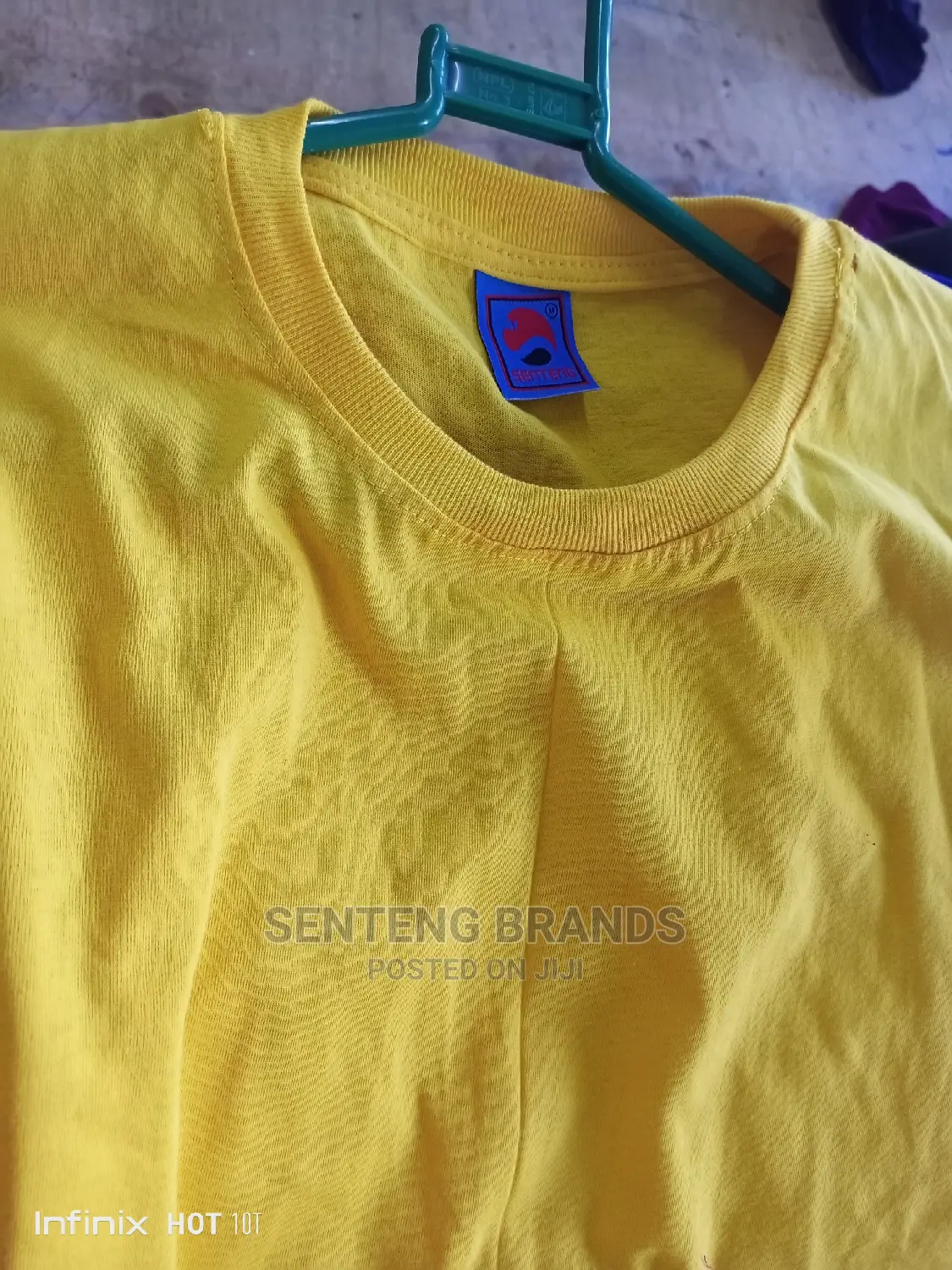 Cotton 100 %Campaign T-Shirts Yellow Good Quality