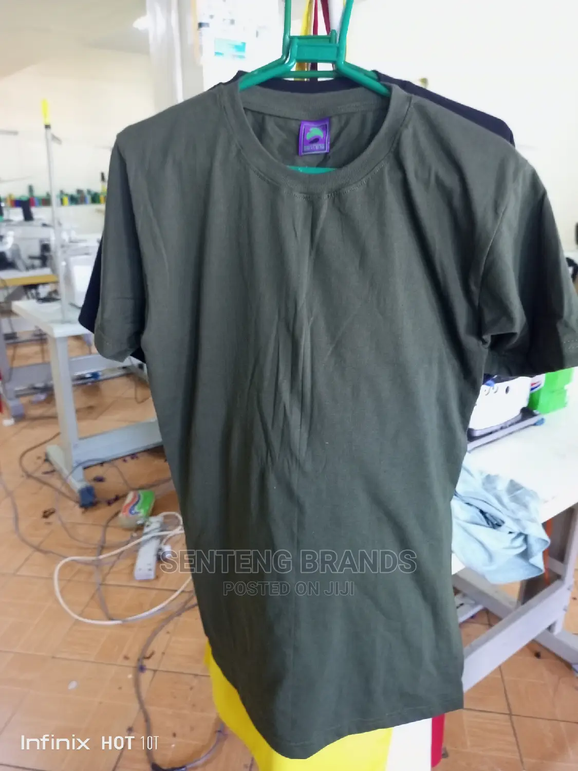 Plain Jungle Green T-Shirts