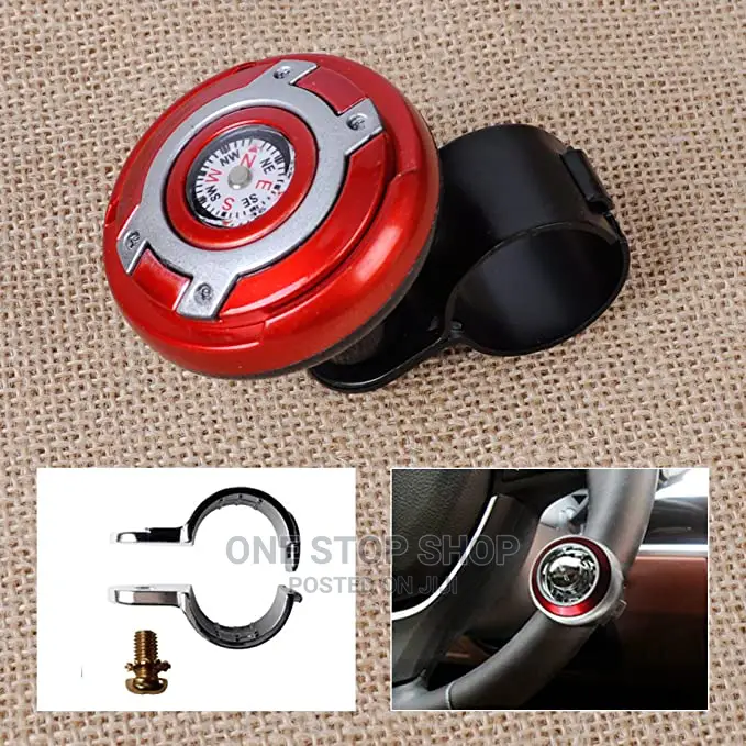 Wheel Steering Power Handle Grip Knob and Navigation Compass