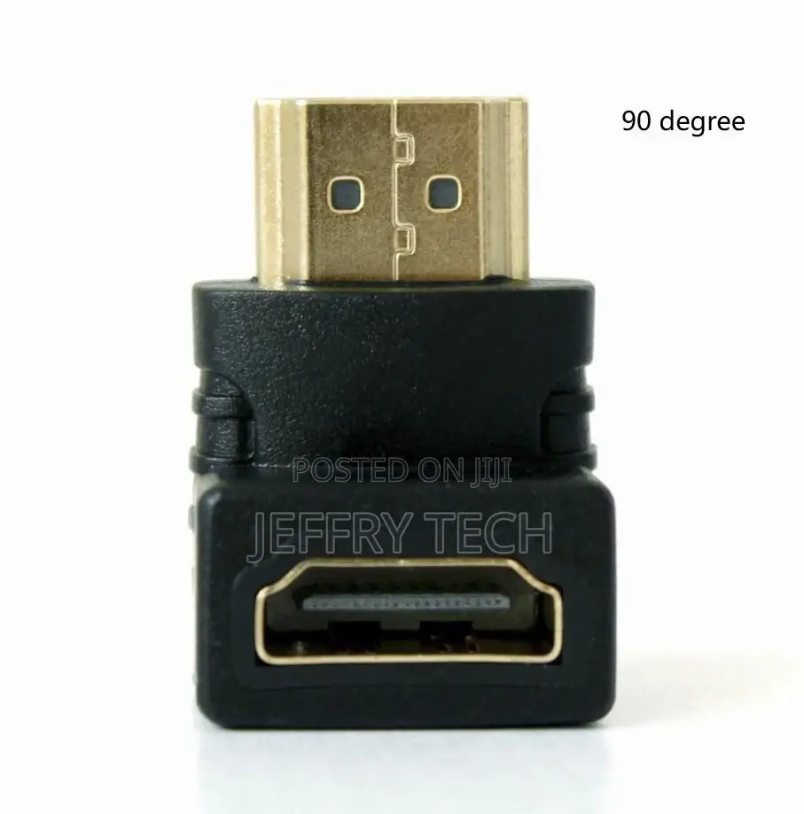 HDMI 270 Degree Right Angle Adapter Gold Plated High Speed H