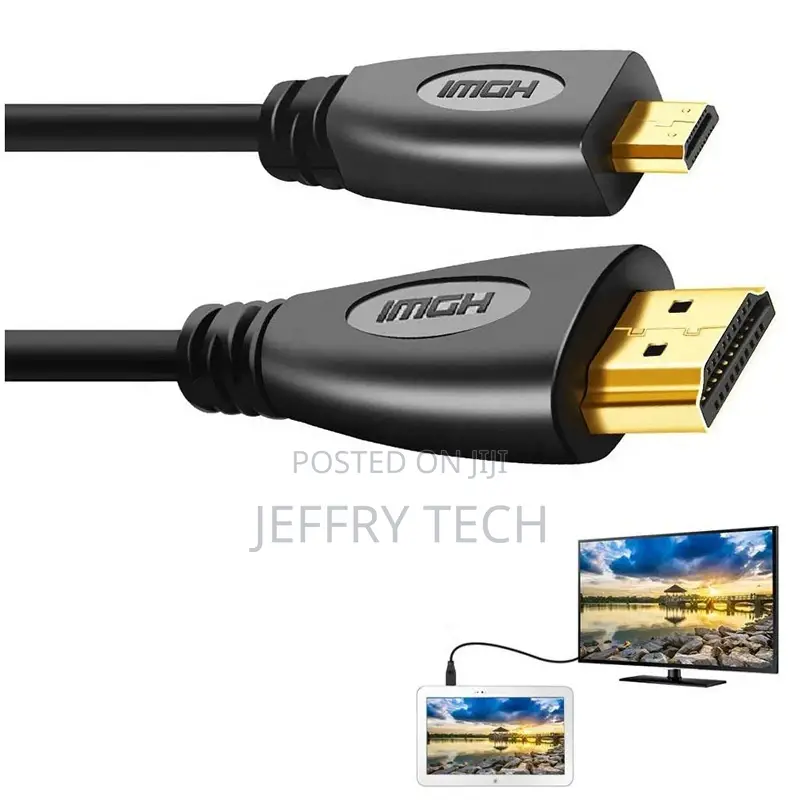 HD 1080p Gold Plated HDMI to Micro HDMI Cable 1.5m 1