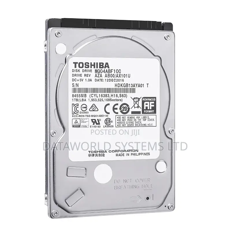 Toshiba Laptop Internal HDD 1TB