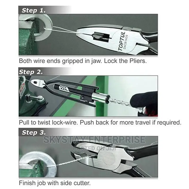 Wire Twister Safety Wirelock Pliers 6"