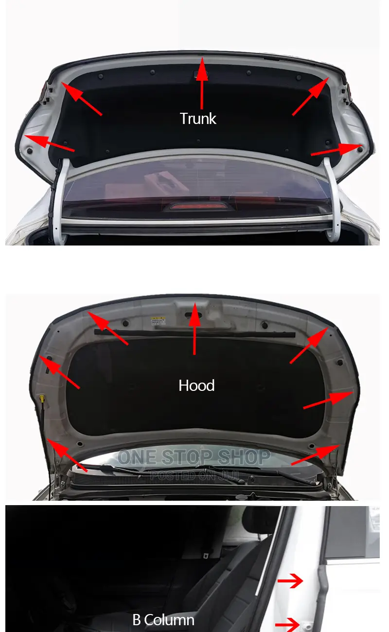 Self Adhesive Auto Boot Rubber Seal Strip