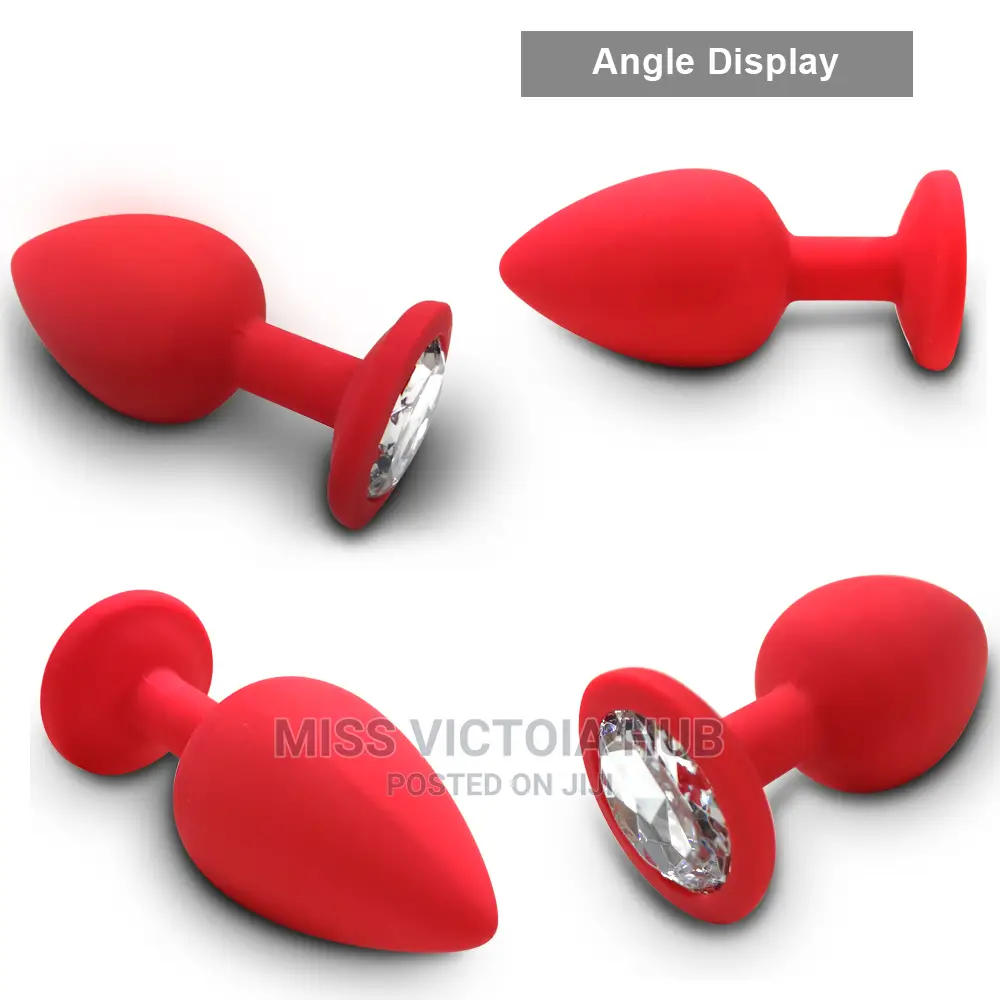 Silicone Anal Plug Jewelry and Bullet Dildo Vibrator