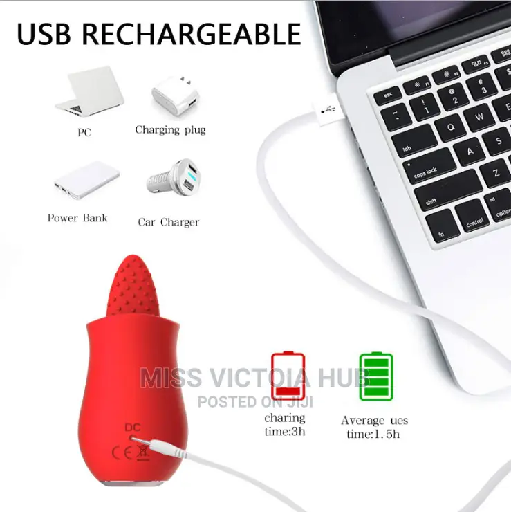 Soft Supersonic Speed Tongue Licking Mini Sexy Vibrator