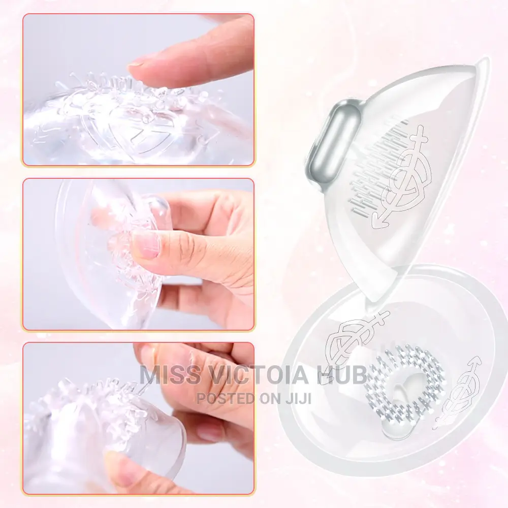 Hands Free Nipple Clitoral Stimulation Masturbator Vibrator