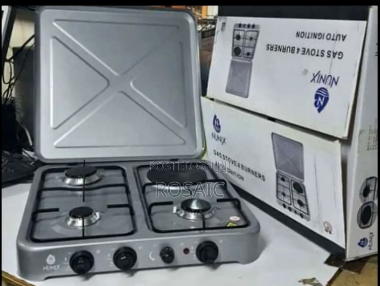 Nunix ,3gas+1 Hot Plate Cooker