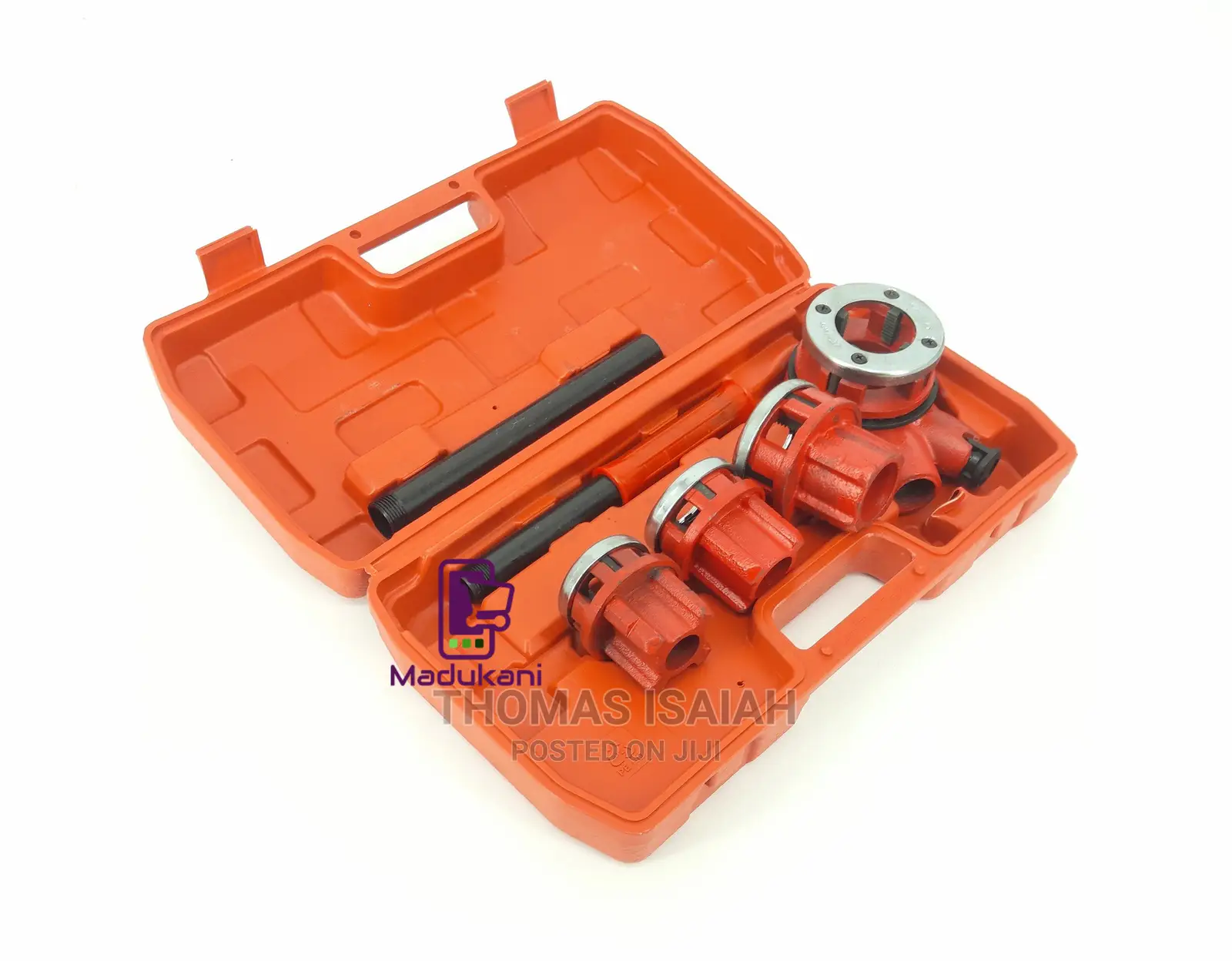 4PCS Ratchet Die Stock Pipe Thread Kit