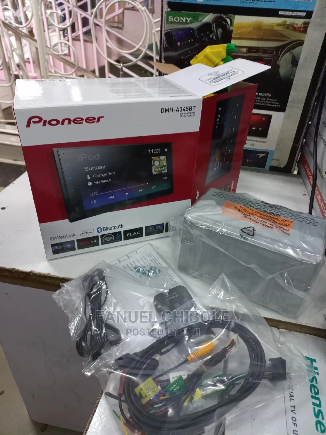 New 345bt Car Stereo With Usb/Bluetooth