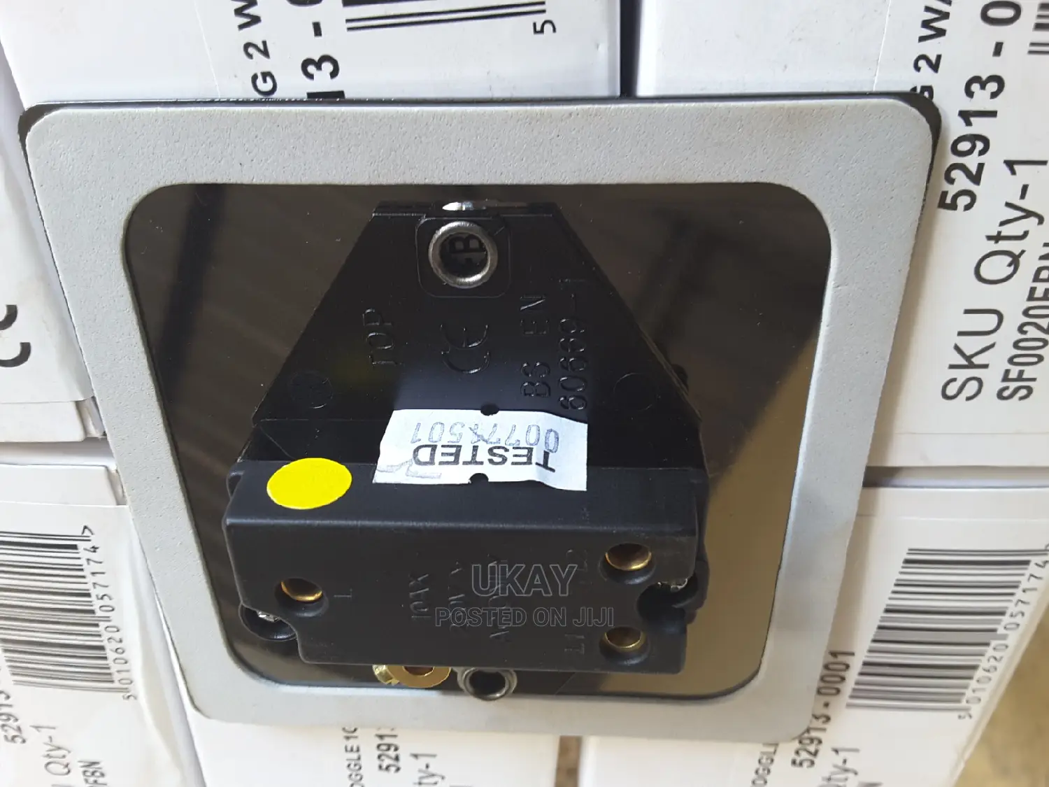 Uk-1gang Wall Mounted Touch Light Dimmer Switch