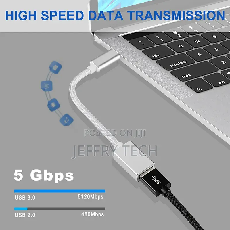 Otg Adapter Converter USB3.0 Female to Type C Male Cable