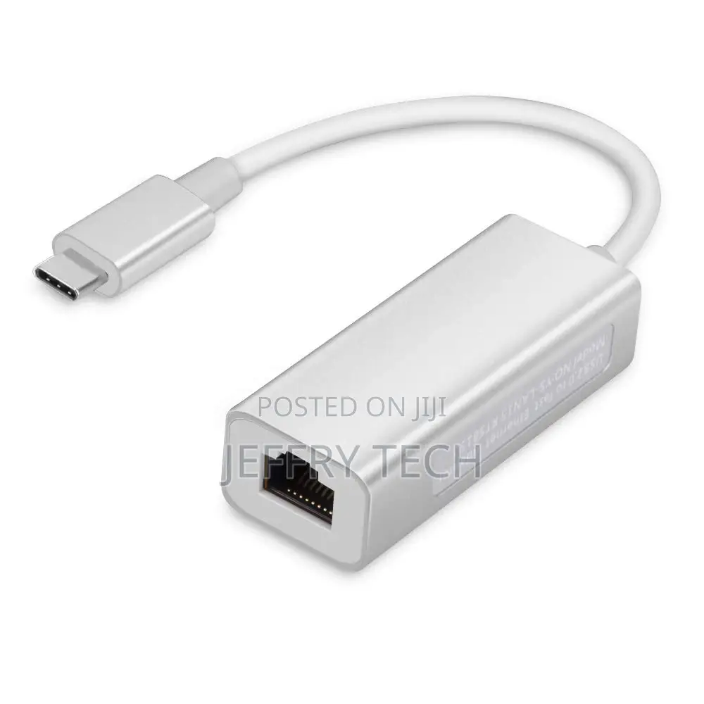 Network Adapter USB C to RJ45 Female Lan Gigabit Adapter For