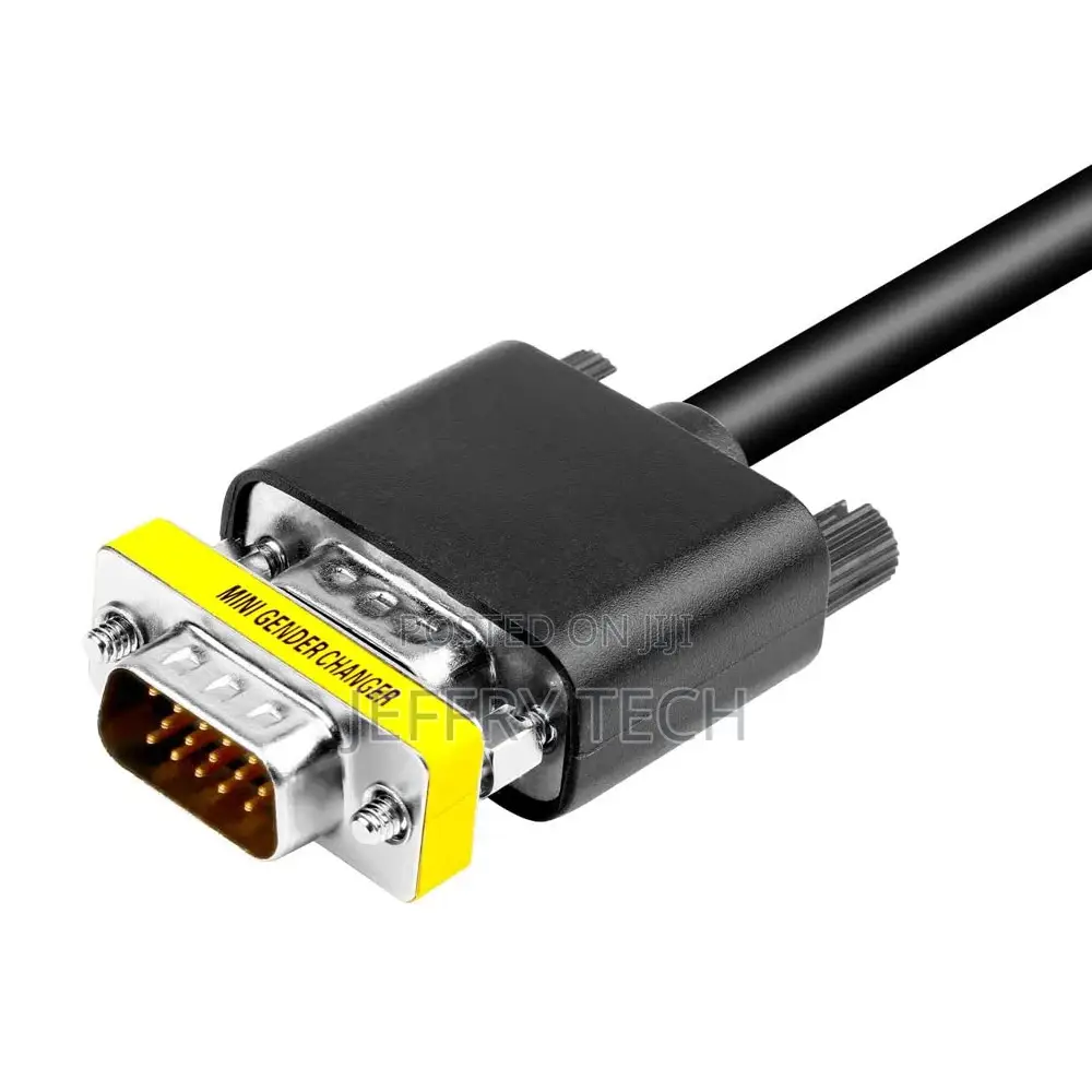 VGA SVGA Coupler HD15 Female to Female Mini Gender Changer C