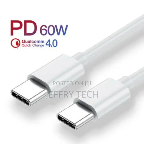 60W Type C USB C to USB C Cable PD Fast Charging Cable Cord