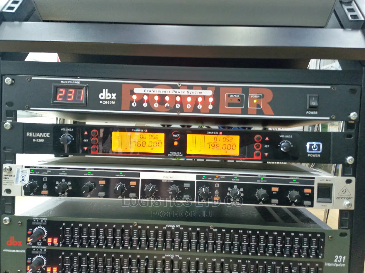 Crest Audio Amp Ca18,Ca12 Crossover,Power System Equalizer