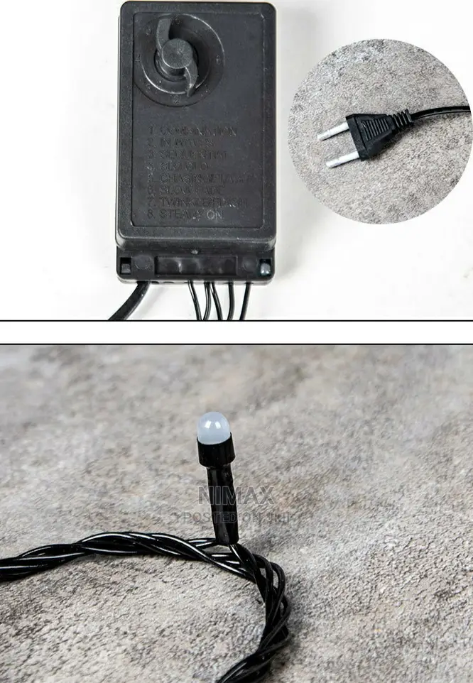 Blue 50mtrs Long LED Lights Waterproof
