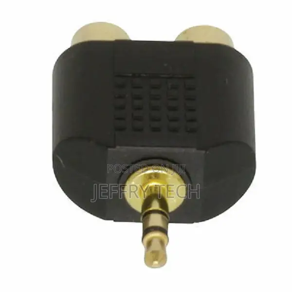 Stereo Mini Headphone 3.5 Mm Jack Plug to TWIN 2 RCA PHONO S