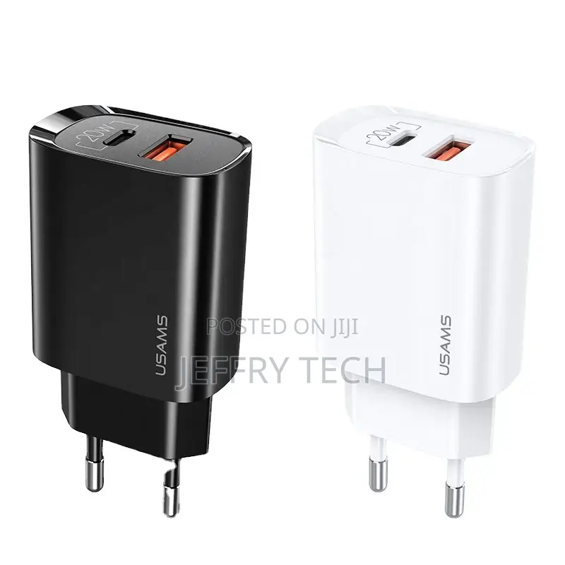 Usmas 20W Us-Cc121 T35 Qc3.0+Pd3.0 Fast Charger 20W Eu Stand