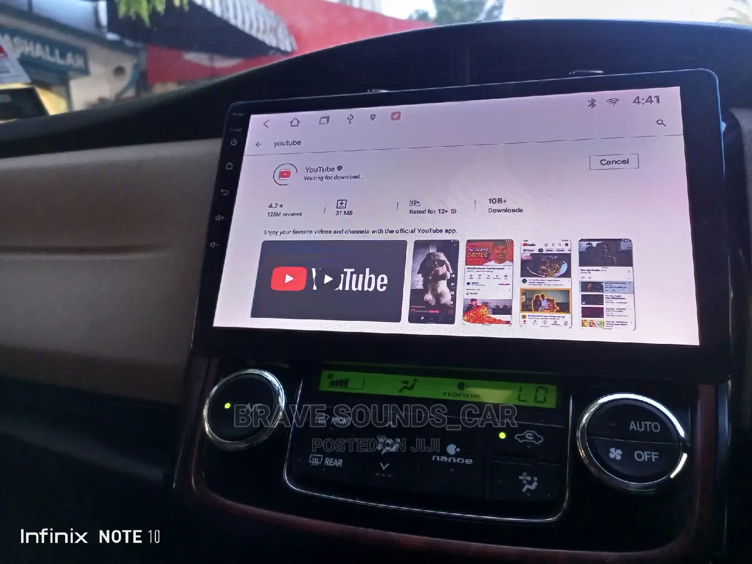 Toyota Allion Android Tablet Radio