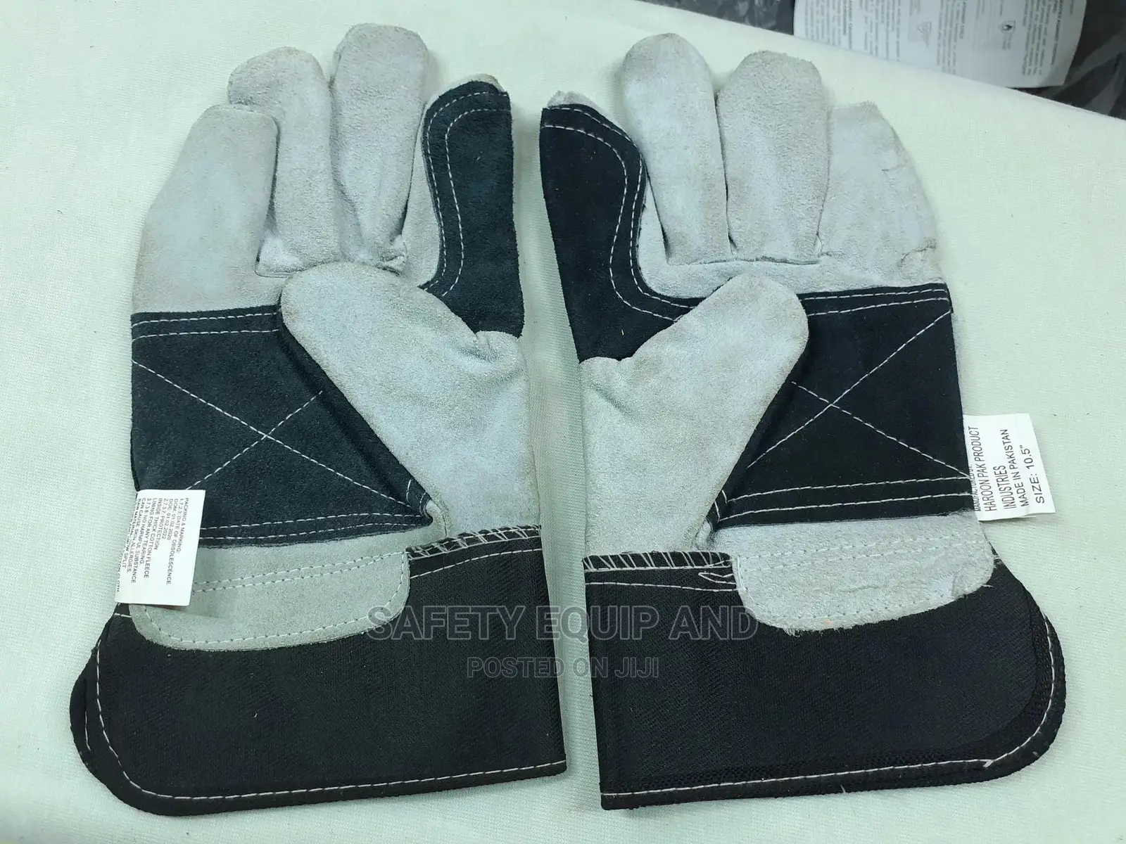 Double Stitched Leather Gloves