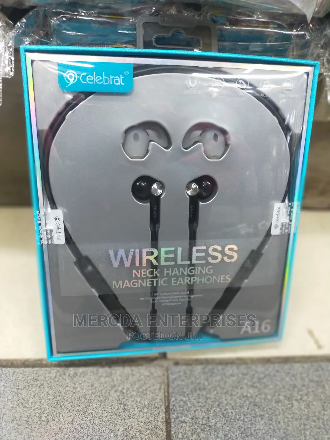 Neck Hugging Magnetic Earphones