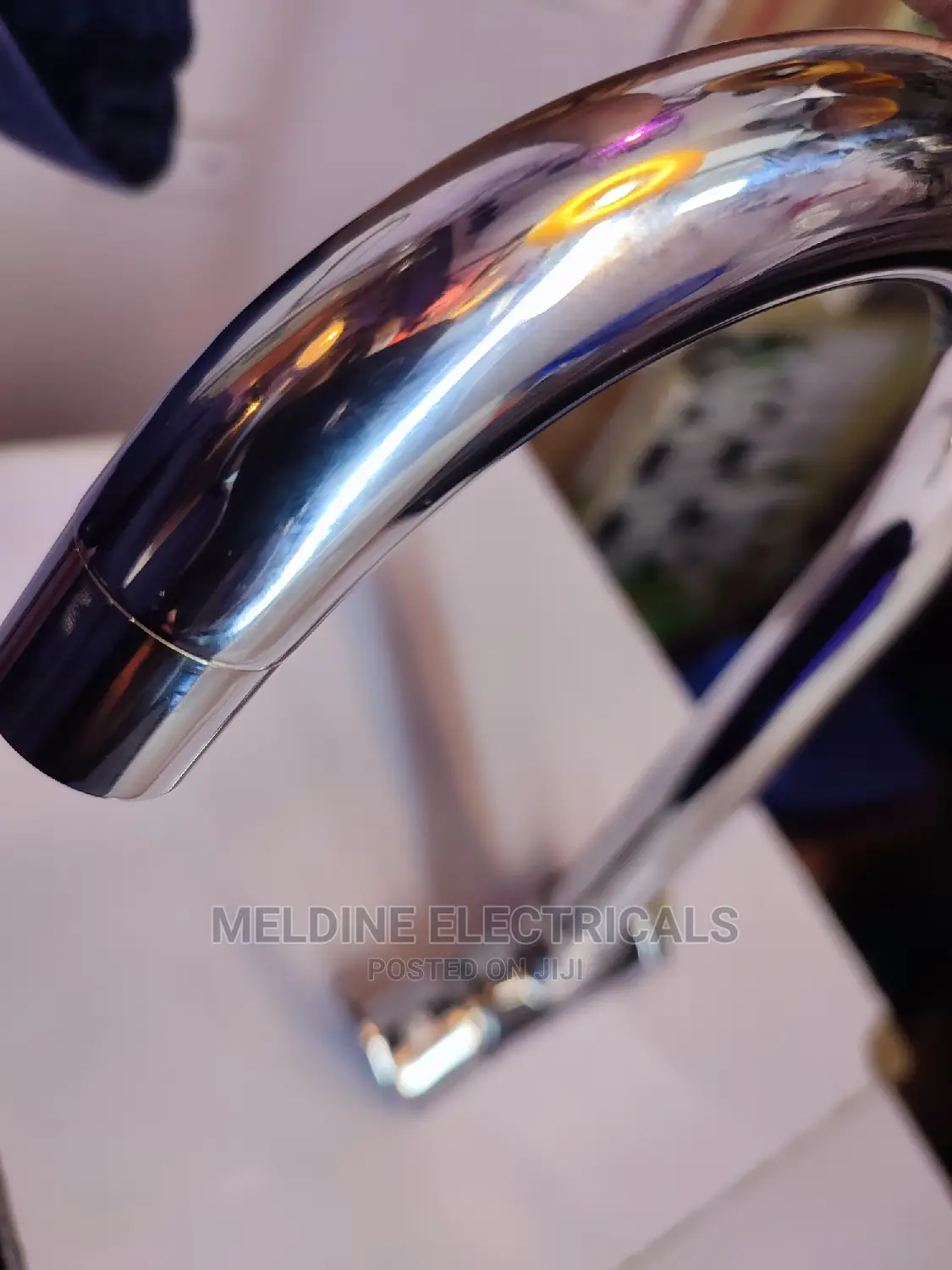 Silver Kitchen Lever Tap
