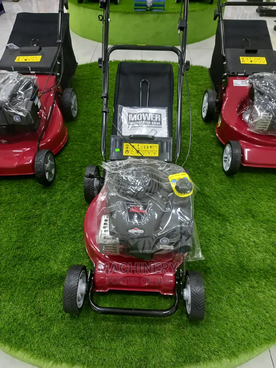 New Lawn Mower With a Grass Collection Bag