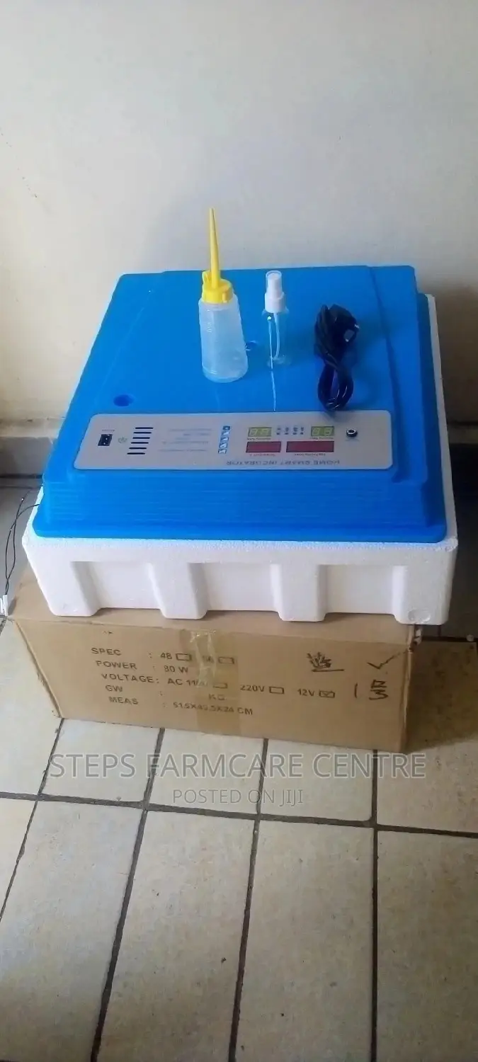 56-Eggs Ac and Dc Solar Powered Automatic Incubator