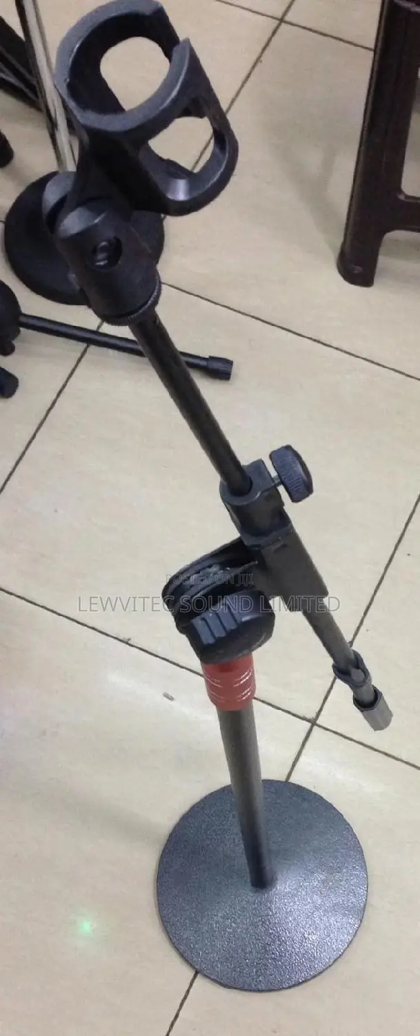 Round Bass Microphone Stand