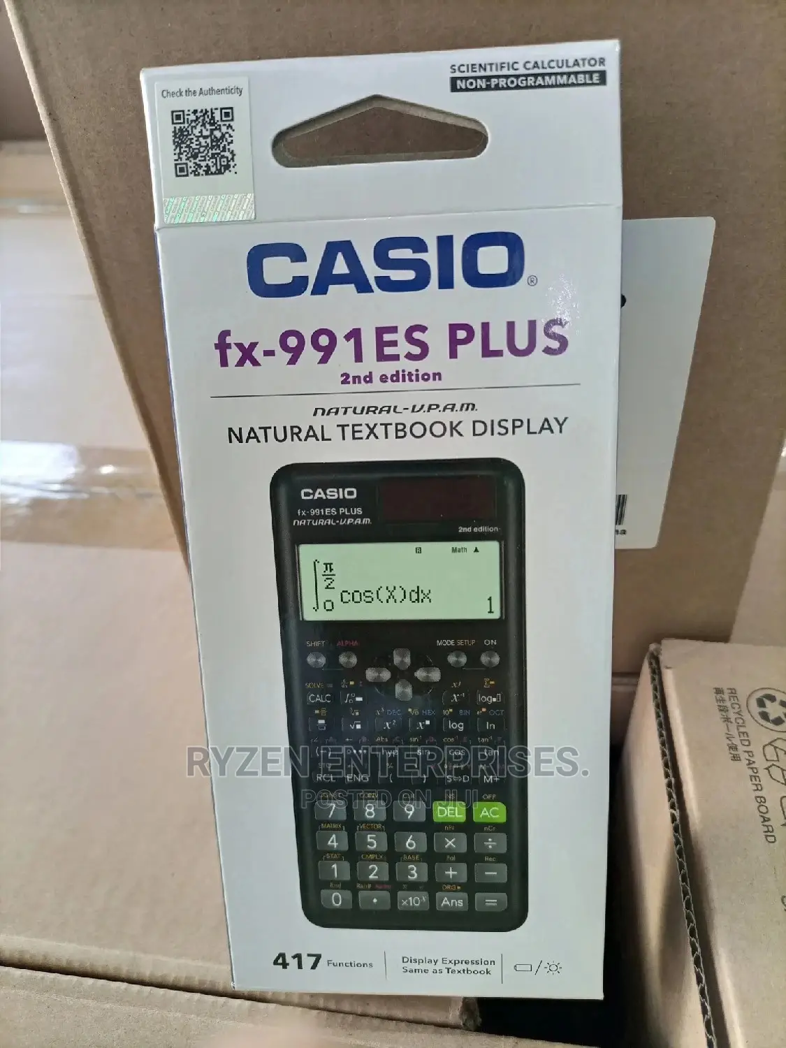 Casio Calculator Fx-991es Plus