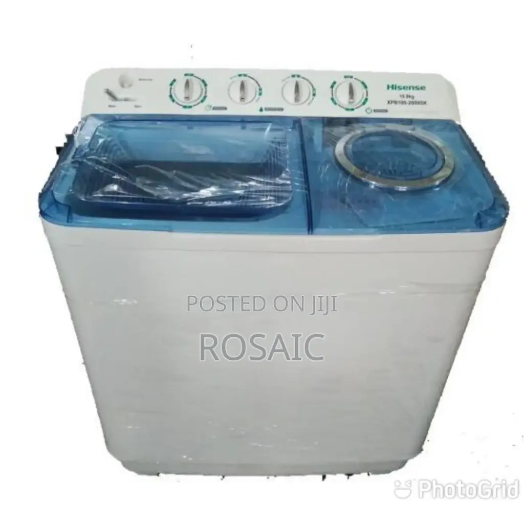 Washing Machine Twin Tub 7.5 KGS Hisense White