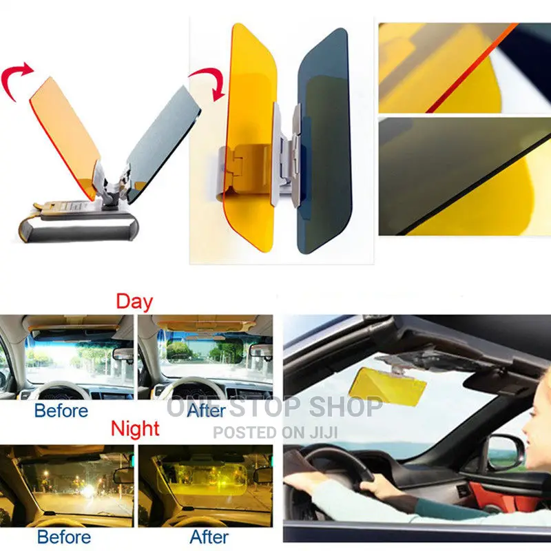 Car Sun Visor HD Antiglare Dazzling Day Night Driving Mirror