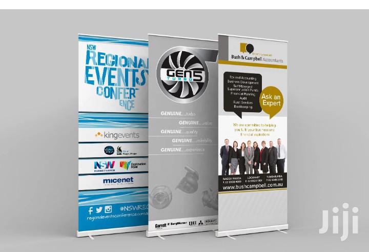 Narrow Base Roll Up Banner Printing