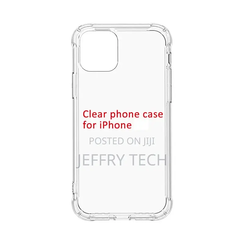 Clear TPU Phone Cover Case for iPhone 13 Mini 13 Pro Max 12