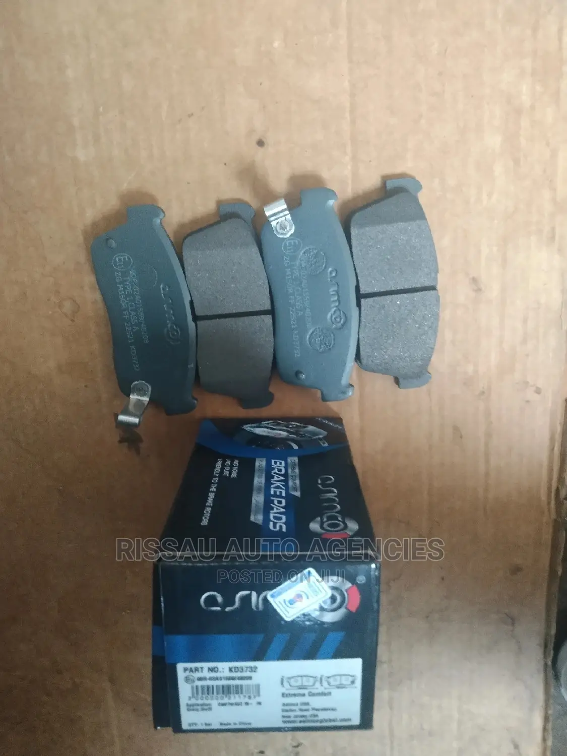 Asimco Brake Pads 3732 for Toyota Passo,Suzuki Swift Every