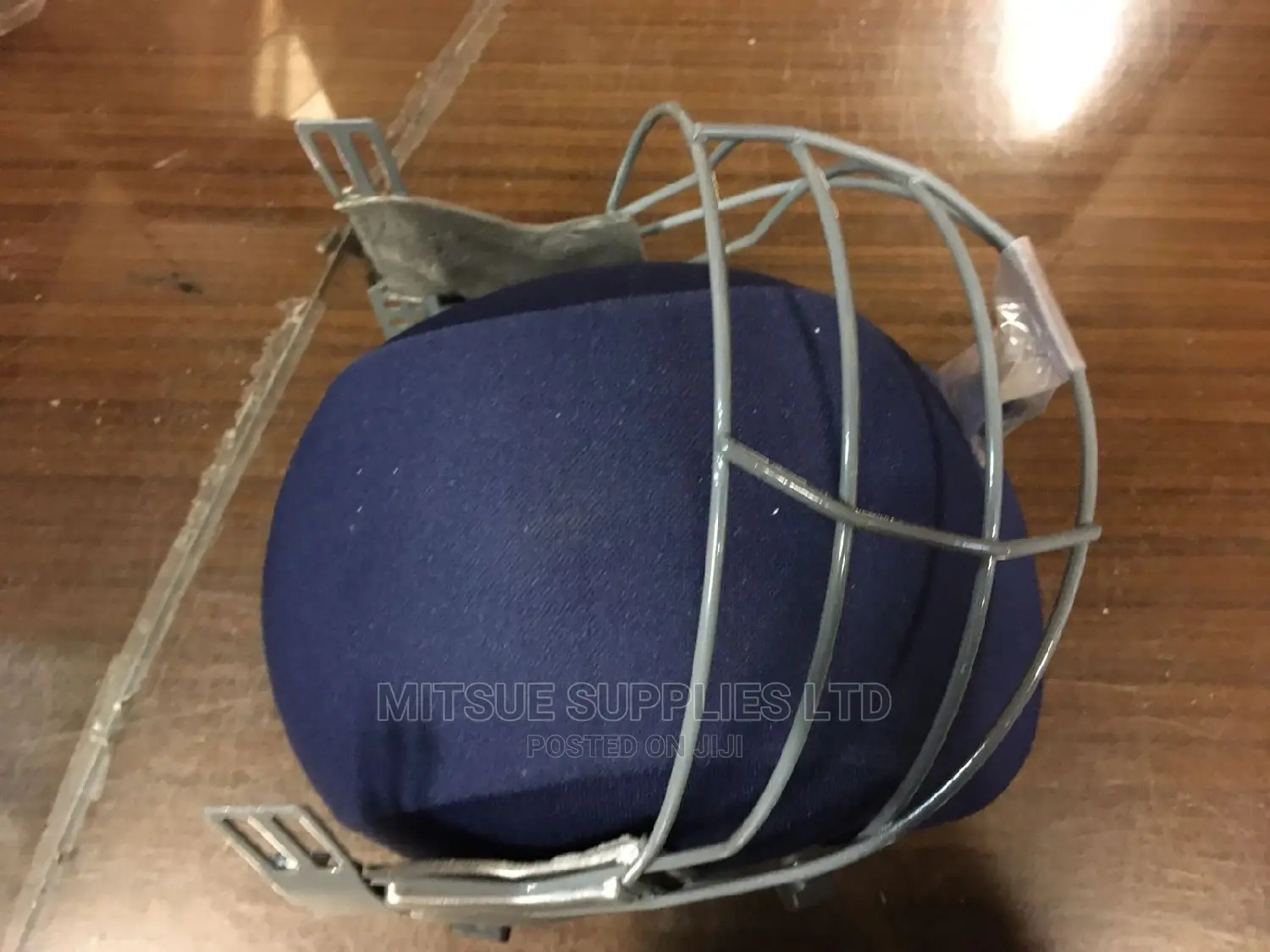 Blue Cricket Helmet
