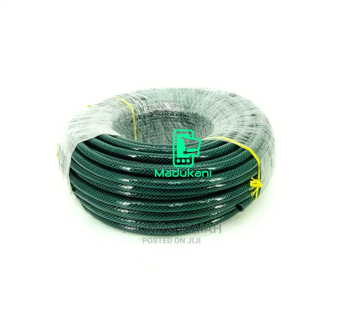 50m Half Inch Green Braided Heavy Duty Hose Pipe