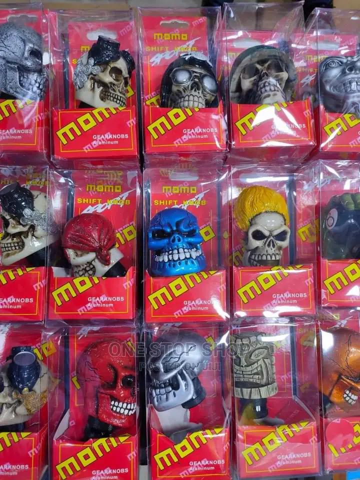 New Aluminum Head Skull Gear Knobs