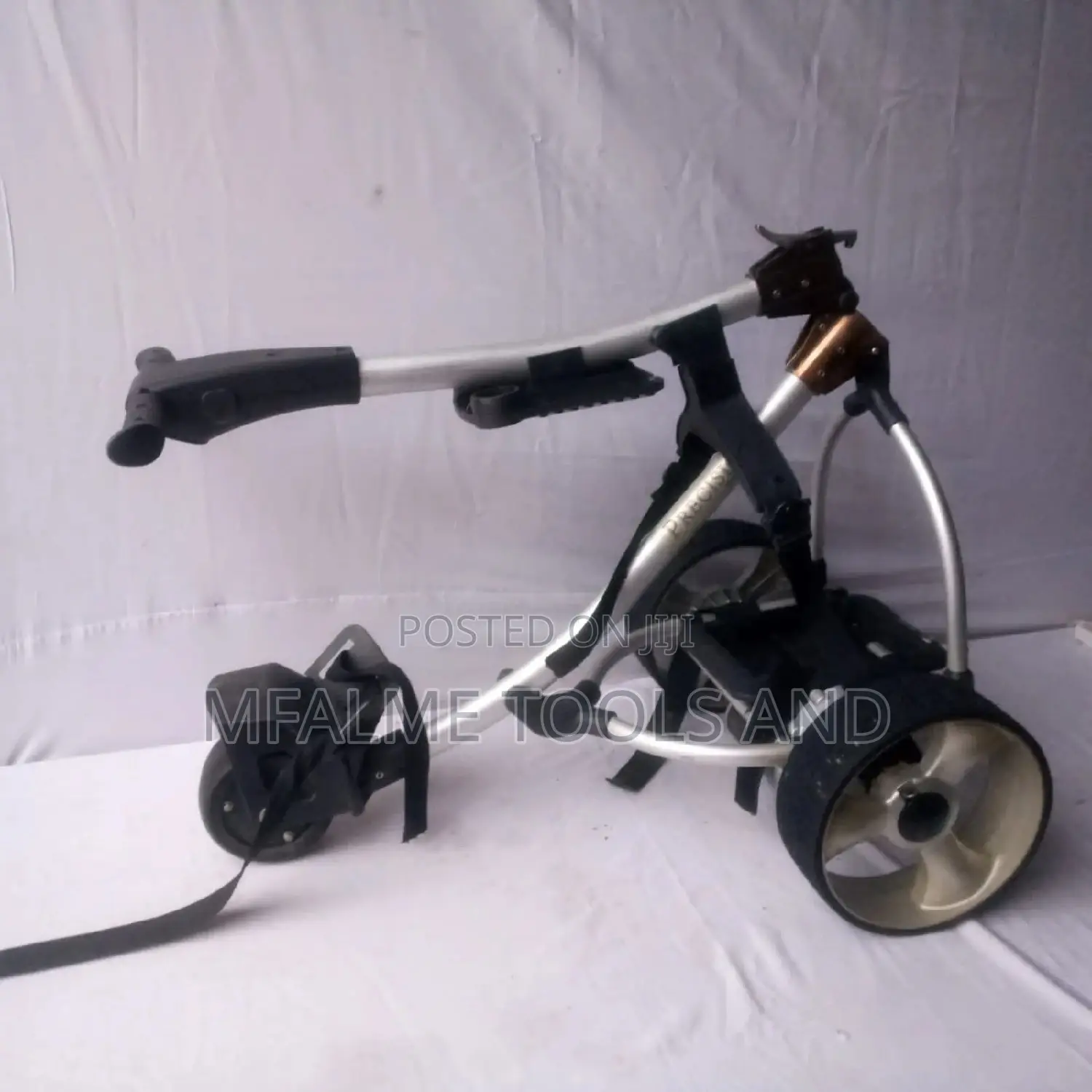 Golf Trolleys - Electric 3 Wheels Alumin Foldable - Ex-Uk
