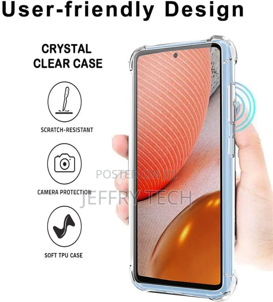 Transparent Case for Samsung Galaxy A02 A02S A12 A32 A42 A52